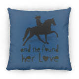 SHE FOUND HER LOVE (TWH pleasure)Bblack art ZP16 Medium Square Pillow