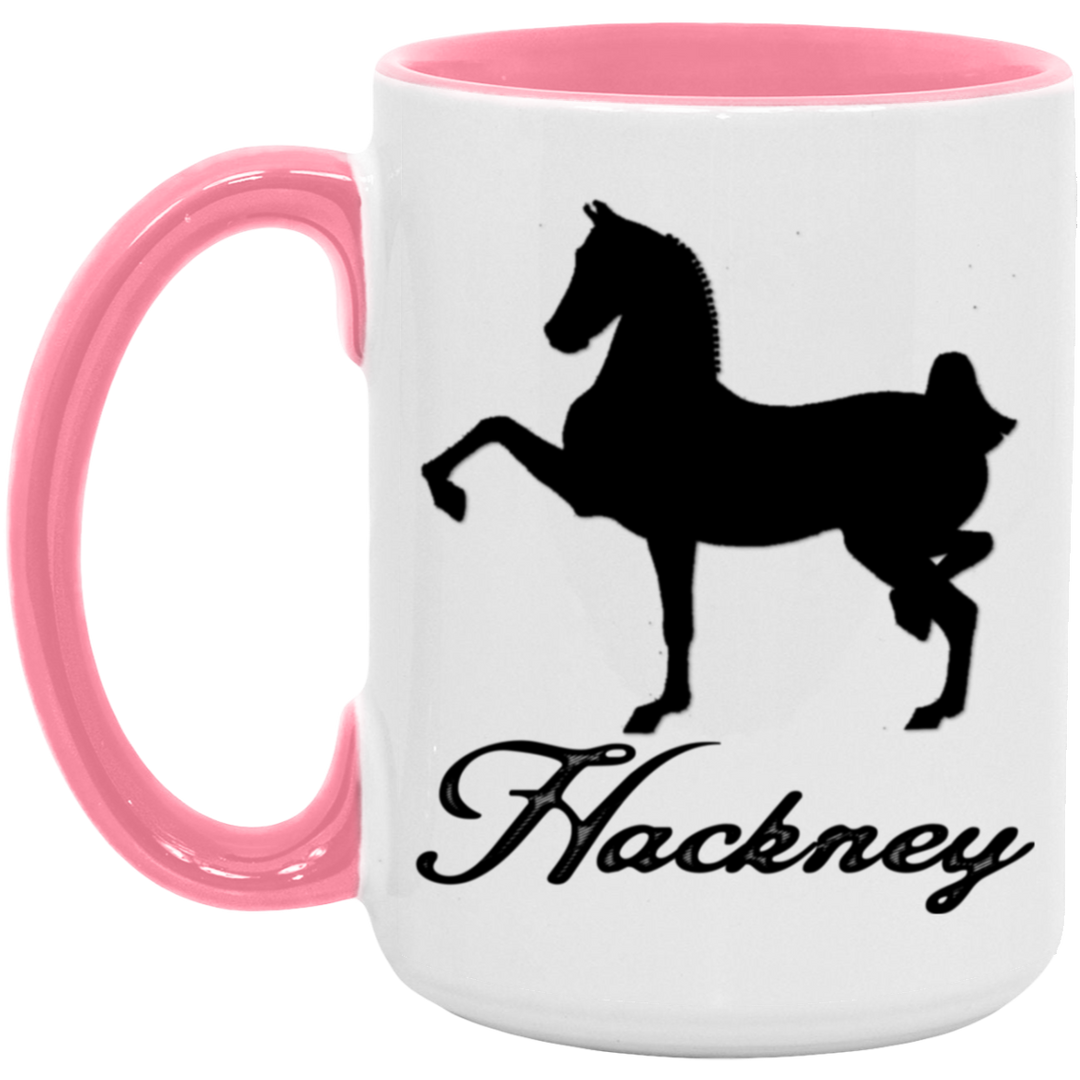 HACKNEY DESIGN 1 (black) 4HORSE AM15OZ 15oz. Accent Mug