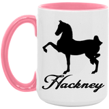 HACKNEY DESIGN 1 (black) 4HORSE AM15OZ 15oz. Accent Mug