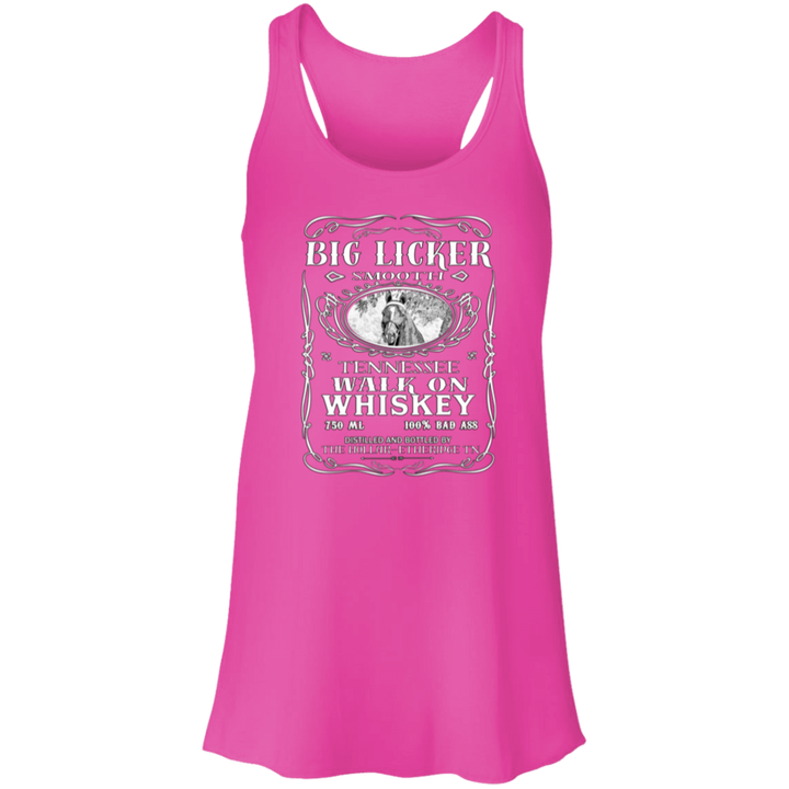 BIG LICKER SMOOTH B8800 Flowy Racerback Tank