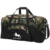 American Saddlebred 2 (white) BG99 Colorblock Sport Duffel