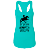 HAPPILY EVER AFTER (TWH Pleasure) Blk NL1533 Ladies Ideal Racerback Tank