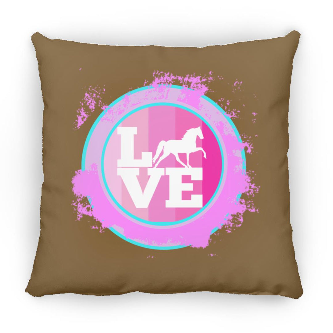 TWH PLEASURE BLEACH SPLATTER PINK TEAL ZP14 Small Square Pillow