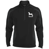 Morgan ST851 Men/Women's Sport Wicking Colorblock 1/2 Zip