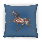 Tennessee Walking Horse Performance All American ZP16 Medium Square Pillow