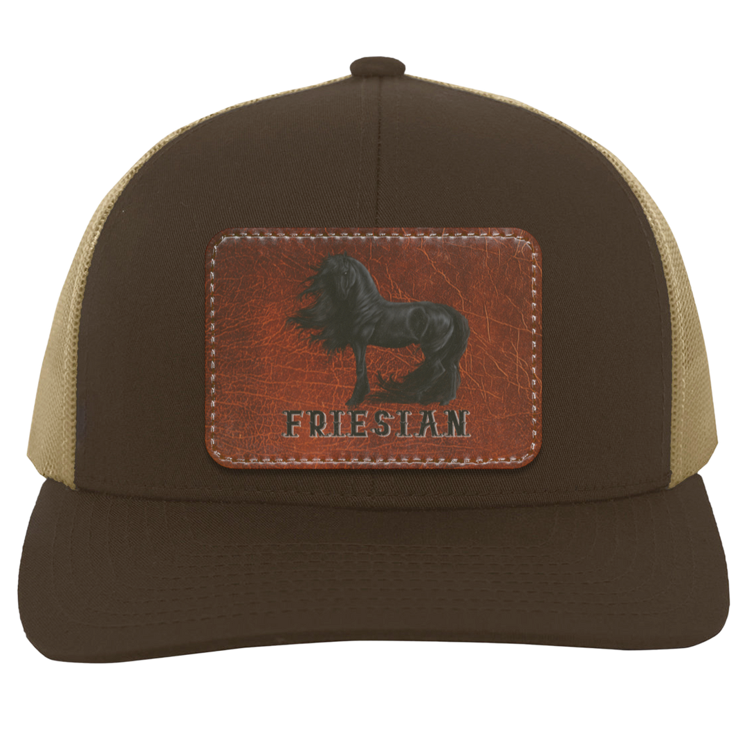 FRIESIAN ON LEATHER 104C Trucker Snap Back - Patch