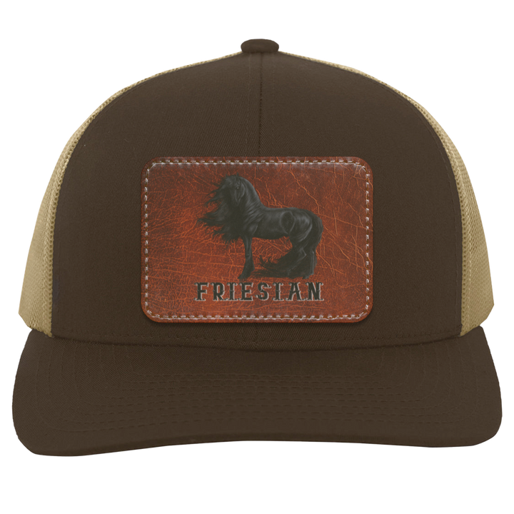 FRIESIAN ON LEATHER 104C Trucker Snap Back - Patch