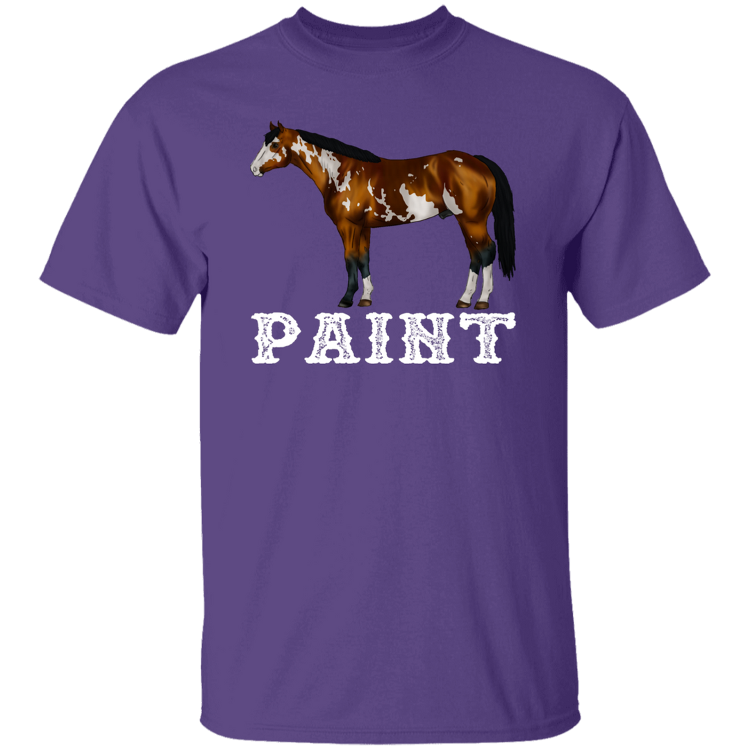 PAINT STYLE 1 (WHITE) 4HORSE G500 5.3 oz. T-Shirt