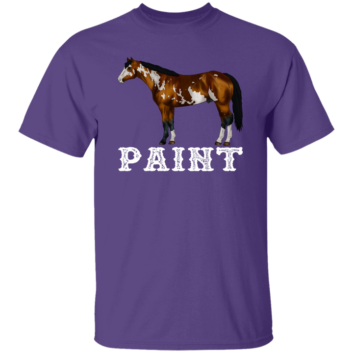 PAINT STYLE 1 (WHITE) 4HORSE G500 5.3 oz. T-Shirt