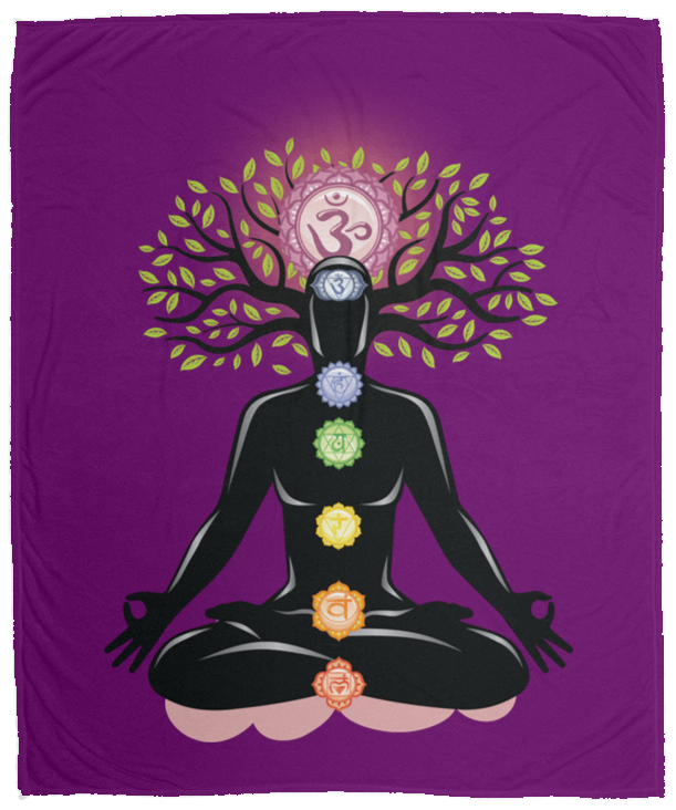 CHAKRAS PLUSH BLANKET (12 STYLES AND SIZES)