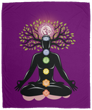 CHAKRAS PLUSH BLANKET (12 STYLES AND SIZES)