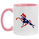 Rebel on the Rail Tennessee Walking Horse Performance AM11OZ 11 oz. Accent Mug