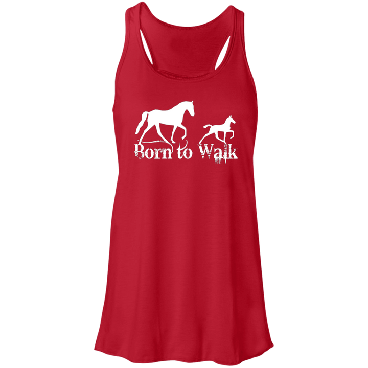 BORN TO WALK B8800 Flowy Racerback Tank