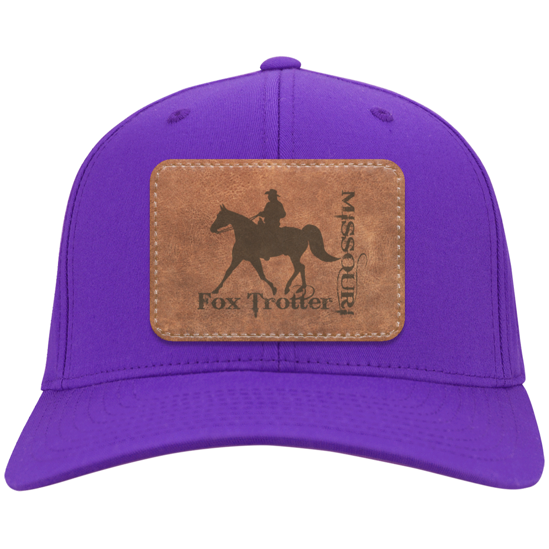 MISSOURI FOX TROTTER ON LEATHER CP80 Twill Cap - Patch