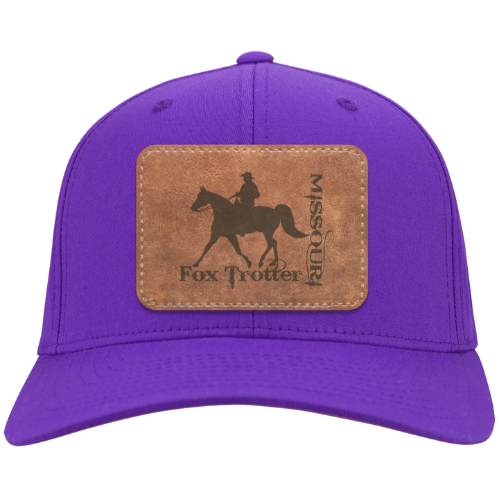 MISSOURI FOX TROTTER ON LEATHER CP80 Twill Cap - Patch