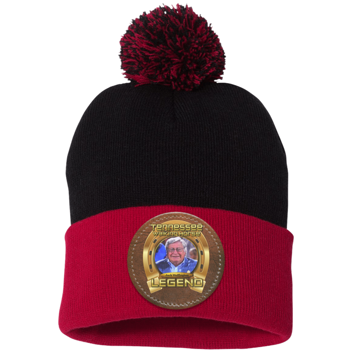 JACK HEFFINGTON (Legends Series) HAT SP15 Pom Pom Knit Cap - Patch