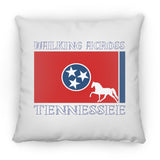 Walking Across Tennessee (Pleasure) ZP14 Small Square Pillow