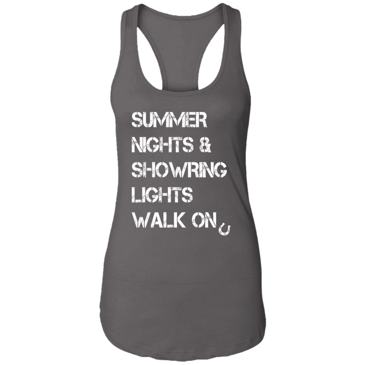 Summer Nights Showring Lights Walk On NL1533 Ladies Ideal Racerback Tank