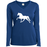 Tennessee Walking Horse (Pleasure) - Copy LST353LS Ladies’ Long Sleeve Performance V-Neck Tee