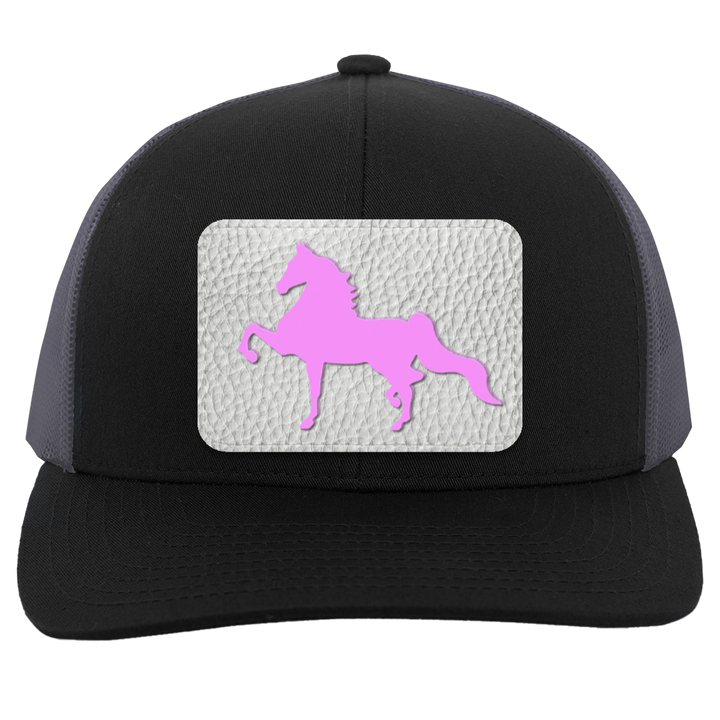 AMERICAN SADDLEBRED PINK 104C Trucker Snap Back - Patch