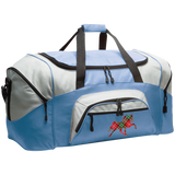 TENNESSEE WALKING HORSE DESIGN 3 JMD (RED PLAID) BG99 Colorblock Sport Duffel