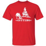 CUTTING STYLE 1 (white) 4HORSE G500 5.3 oz. T-Shirt