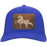 AMERICAN SADDLEBRED LEATHER PATCH (BURBURY) CP80 Twill Cap - Patch