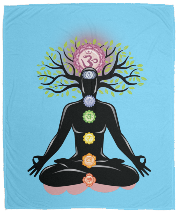 CHAKRAS PLUSH BLANKET (12 STYLES AND SIZES)