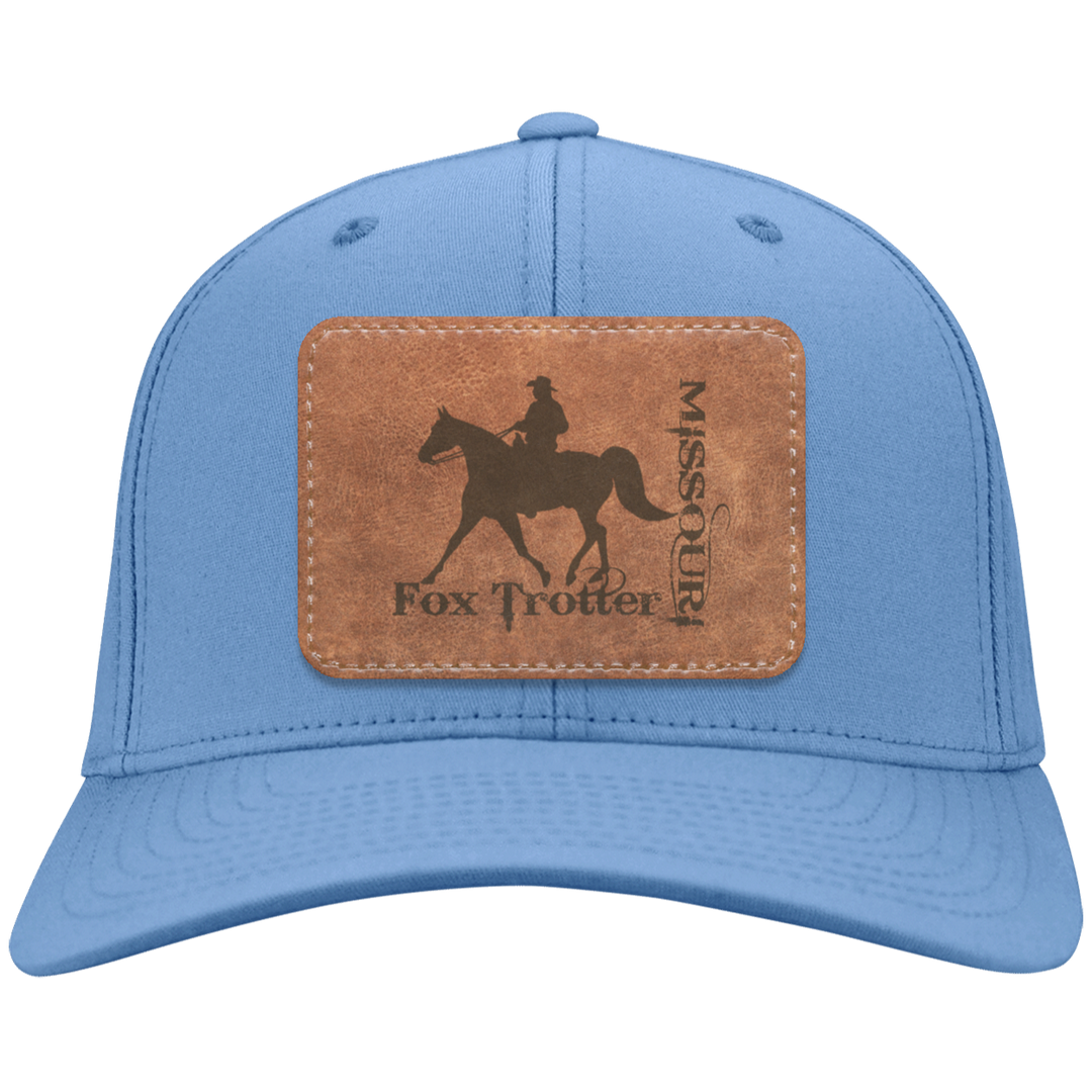 MISSOURI FOX TROTTER ON LEATHER CP80 Twill Cap - Patch