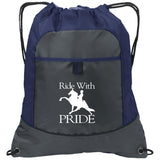 RIDEWITHPRIDEWHITE BG611 Pocket Cinch Pack