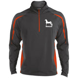 Morgan ST851 Men/Women's Sport Wicking Colorblock 1/2 Zip