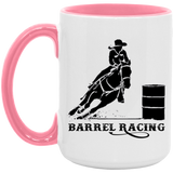 BARREL  ART TUMBLER 4HORSE AM15OZ 15oz. Accent Mug