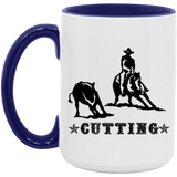 CUTTING STYLE 1 4HORSE AM15OZ 15oz. Accent Mug