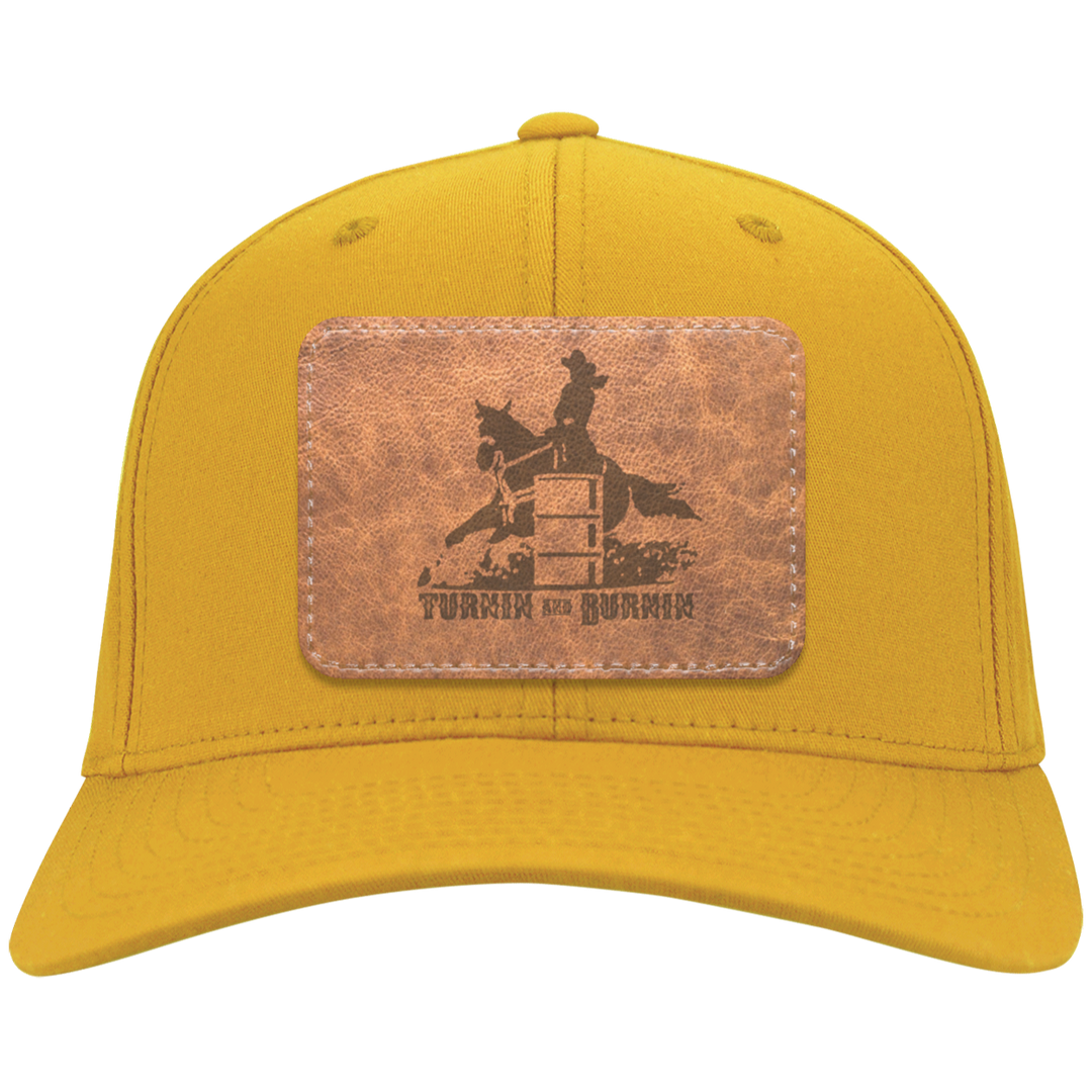 TURNIN AND BURNIN ON LEATHER CP80 Twill Cap - Patch