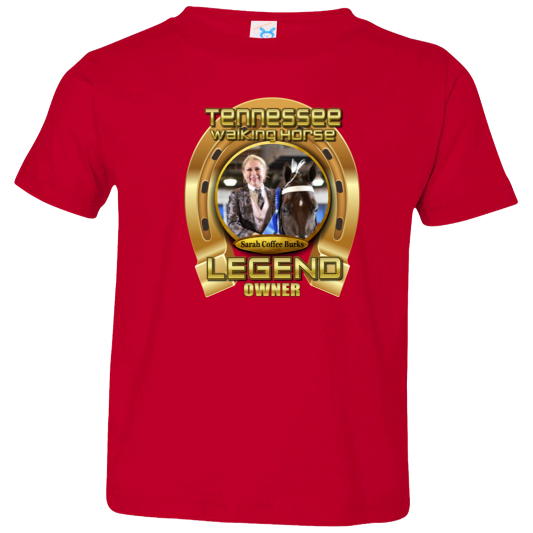 SARAH COFFEE BURKS (TWH LEGENDS) 3321 Toddler Jersey T-Shirt