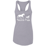 BORN TO WALK NL1533 Ladies Ideal Racerback Tank