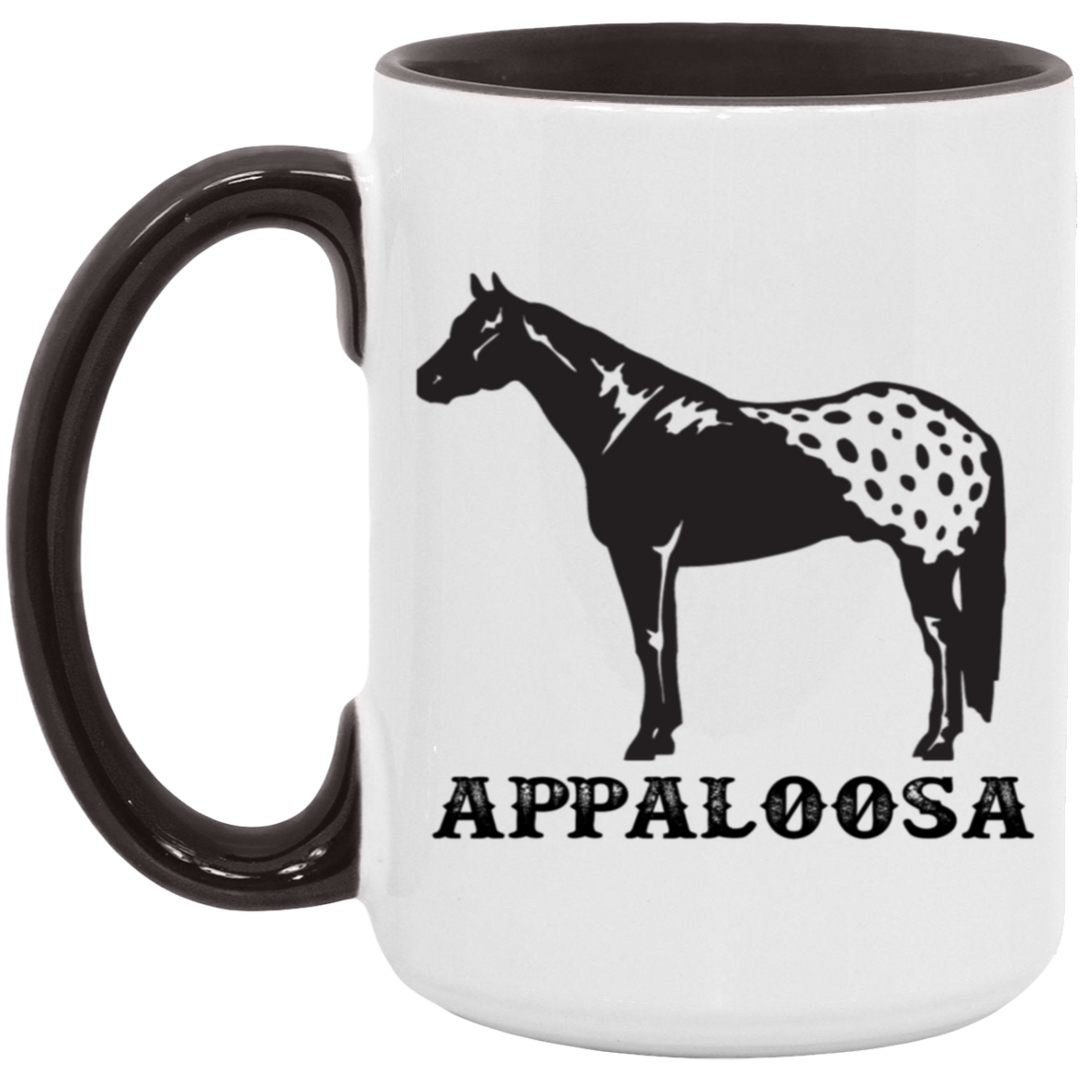 APPALOOSA ART TUMBLER 4HORSE AM15OZ 15oz. Accent Mug