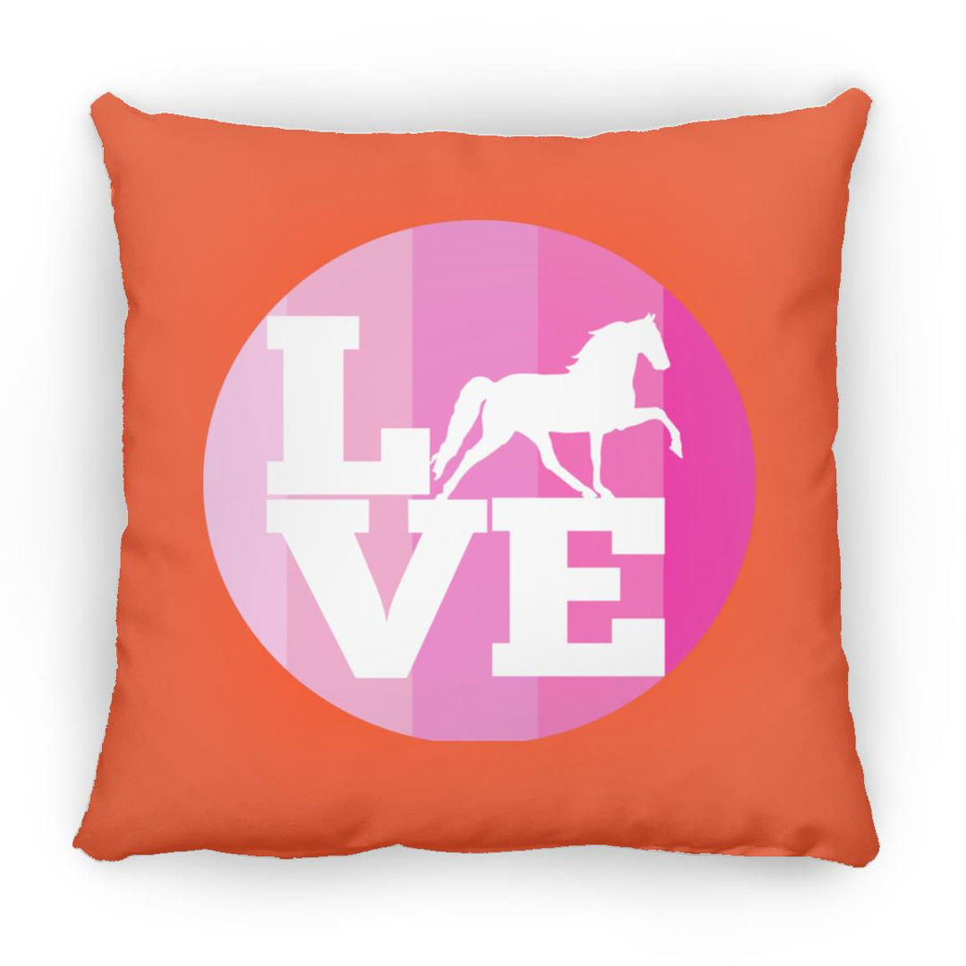 LOVE TWH PLEASURE SHADES OF PINK ZP18 Large Square Pillow