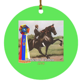 WGC SHADES OF CARBON SUBORNC Circle Ornament