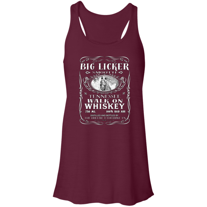 BIG LICKER SMOOTH B8800 Flowy Racerback Tank