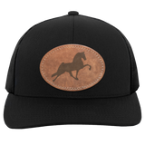 TENNESSEE WALKING HORSE PERFORMANCE LEATHER 104C Trucker Snap Back - Patch