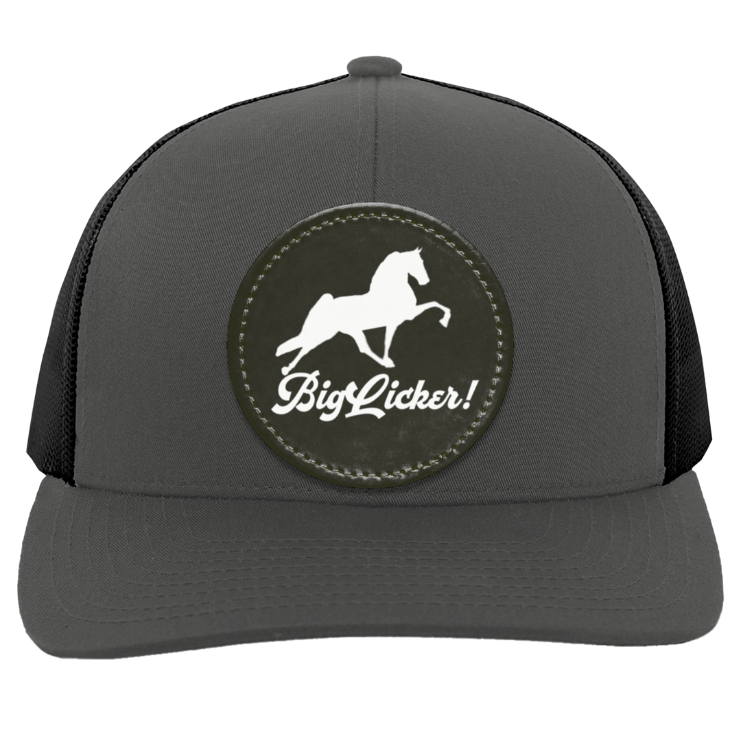 BIG LICKER PATCH HATTRUCKER HAT ( THREE SHAPES-12 COLORS AND STYLES)
