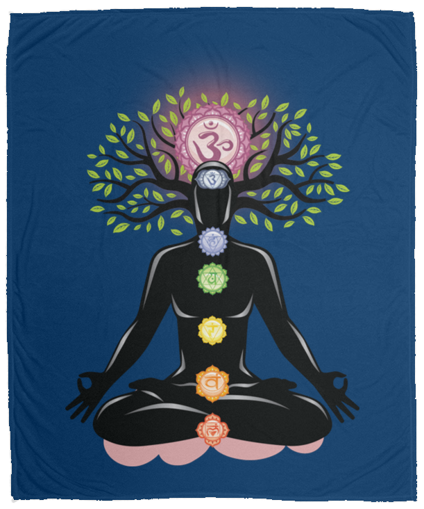 CHAKRAS PLUSH BLANKET (12 STYLES AND SIZES)