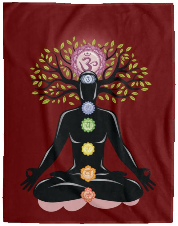 CHAKRAS PLUSH BLANKET (12 STYLES AND SIZES)