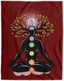 CHAKRAS PLUSH BLANKET (12 STYLES AND SIZES)
