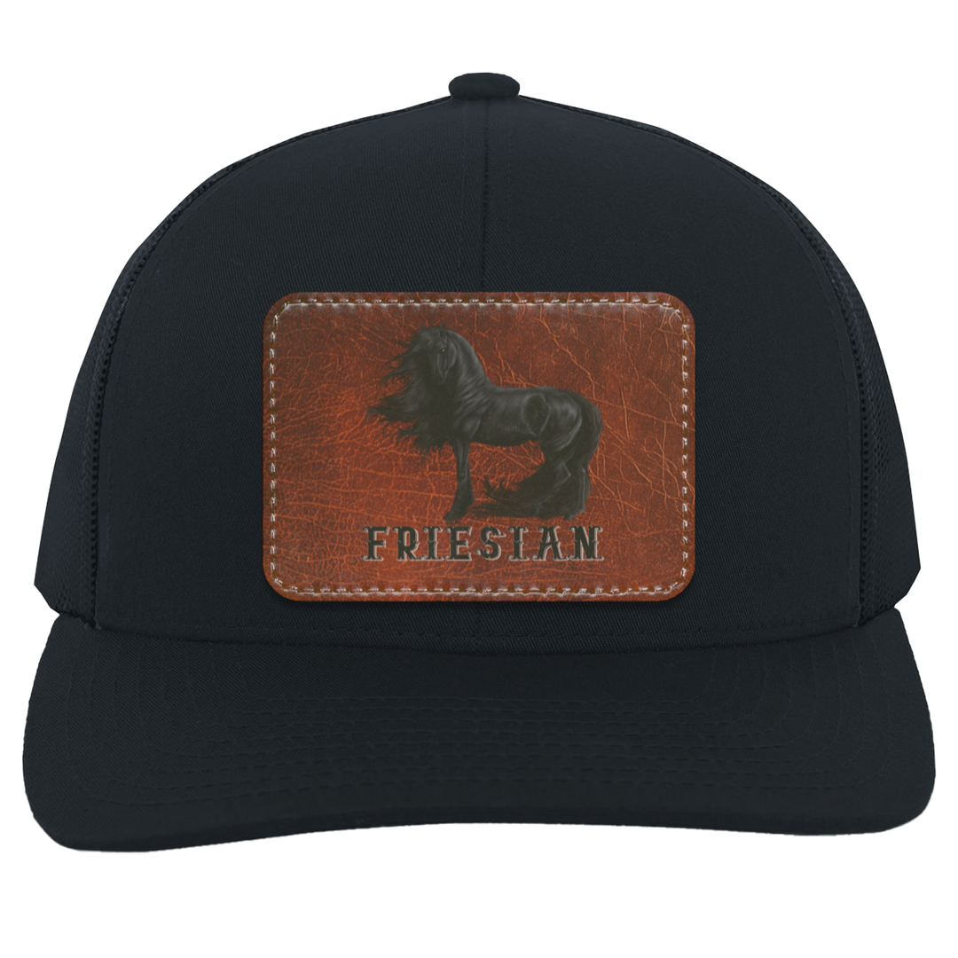 FRIESIAN ON LEATHER 104C Trucker Snap Back - Patch