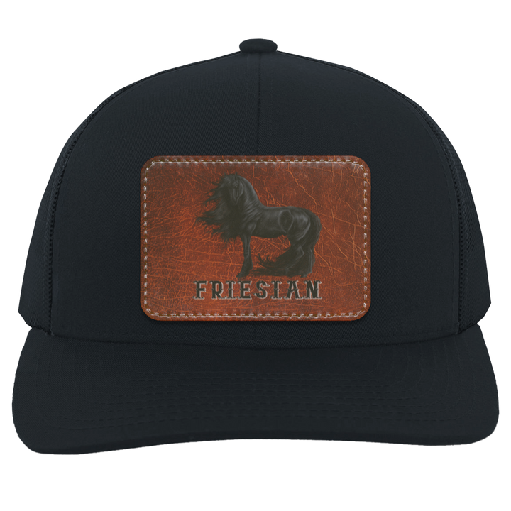 FRIESIAN ON LEATHER 104C Trucker Snap Back - Patch