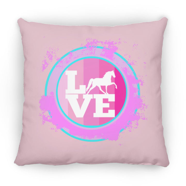 TWH PLEASURE BLEACH SPLATTER PINK TEAL ZP16 Medium Square Pillow