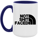 NOT SHIT FACED (BLK) AM15OZ 15oz. Accent Mug