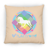 #TWHstrong 3 (Pleasure) ZP14 Small Square Pillow